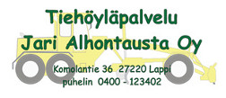 Tiehöyläpalvelu Jari Alhontausta Oy logo